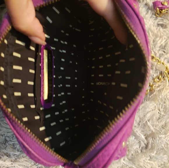Rebecca Minkoff Purple and Gold Crossbody Bag - Picture 4 of 6